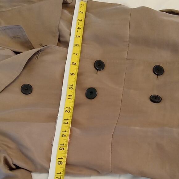 Club Monaco Women's Size S/P Harper Tan Trench Coat. Classic - Picture 8 of 10